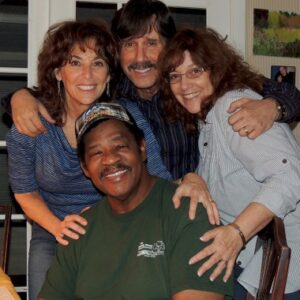 Jerry Lawson sitting next to his wife Julie, with Miles Merritt and Gail Kempler